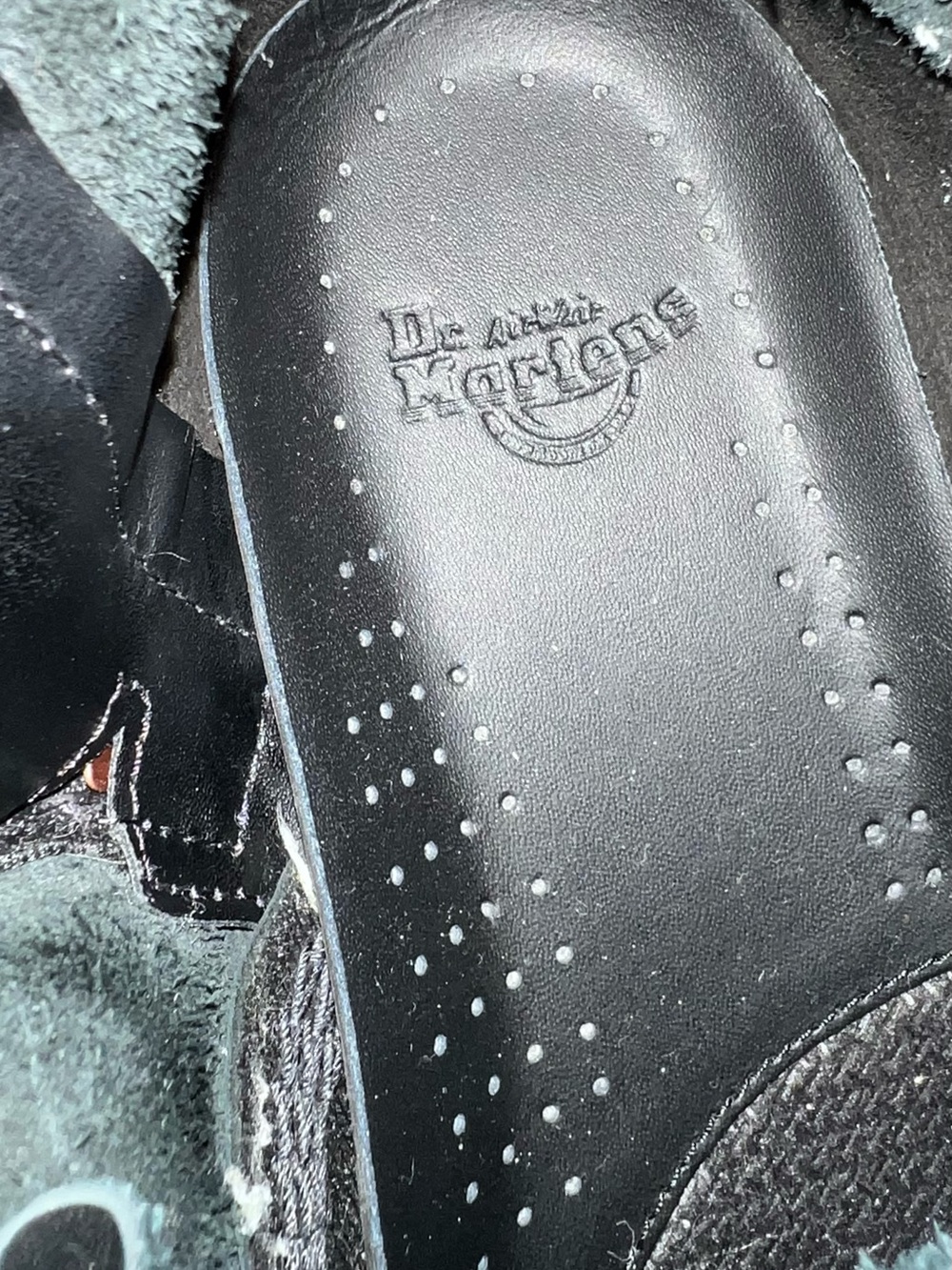 Dr. Martens Black Leather Pascal Combat boots with rose gold hardware - Picture 7 of 10
